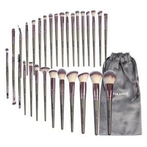 30pcs Professional Makeup Brush Set with Bag - Glam Warehouse