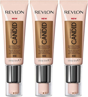 3x Revlon 22ml Photoready Candid Foundation - 510 Capuccino - Glam Warehouse