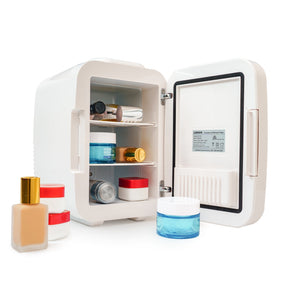 4L Cosmetics, Beauty & Skincare Fridge - White - Glam Warehouse
