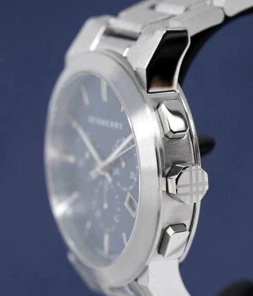 Burberry Mens Watch Chronograph The City Blue Bu9363