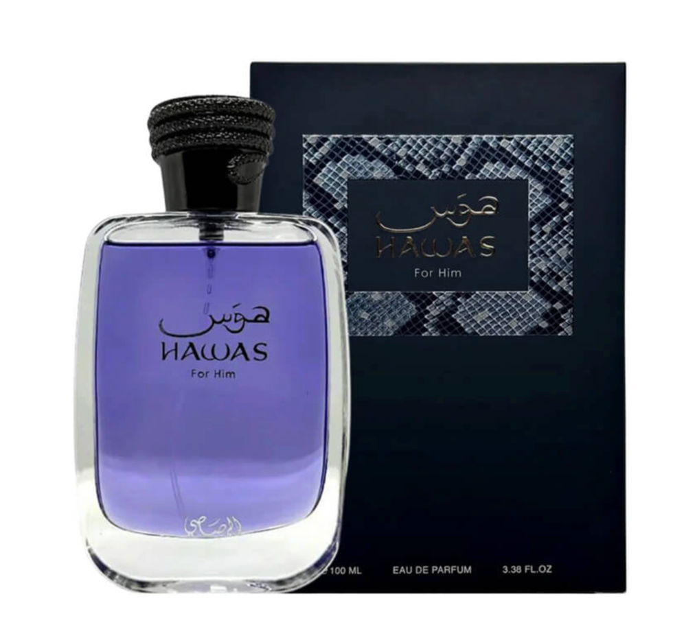 Hawas for Him 100ml EDP by Rasasi – The Essence of Fresh Power