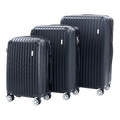 Delegate Suitcases Luggage Set 20" 24" 28"Carry On Trolley TSA Travel Bag