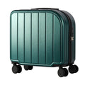 Dark Green 18-Inch Lightweight Carry-On Luggage - Waterproof & Anti-Theft Suitcase with Silent Universal Wheels
