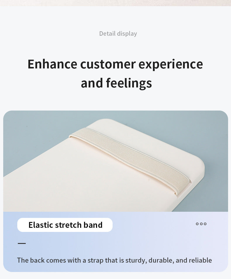 White Single button Car Sun Visor Makeup Mirror with LED Light - Tri-Color, Touch Control