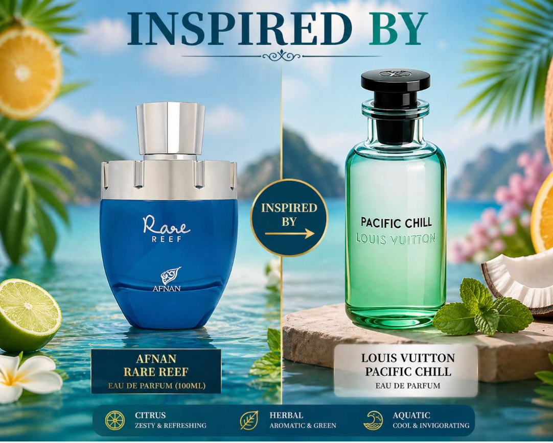 Afnan Rare Reef Eau de Parfum (100ml) - Glam Warehouse