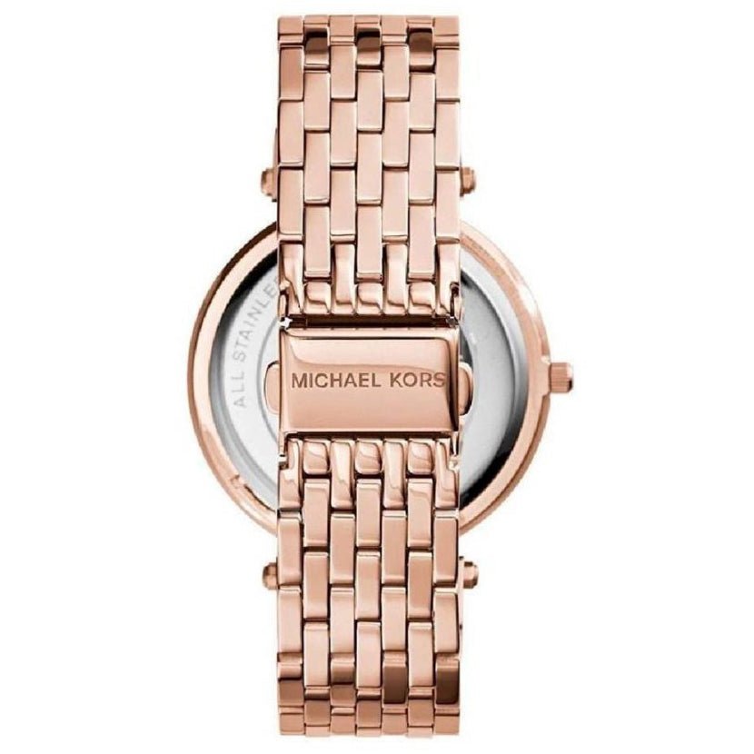 Michael Kors Mk3439 Ladies Darci Rose Gold Pave Watch