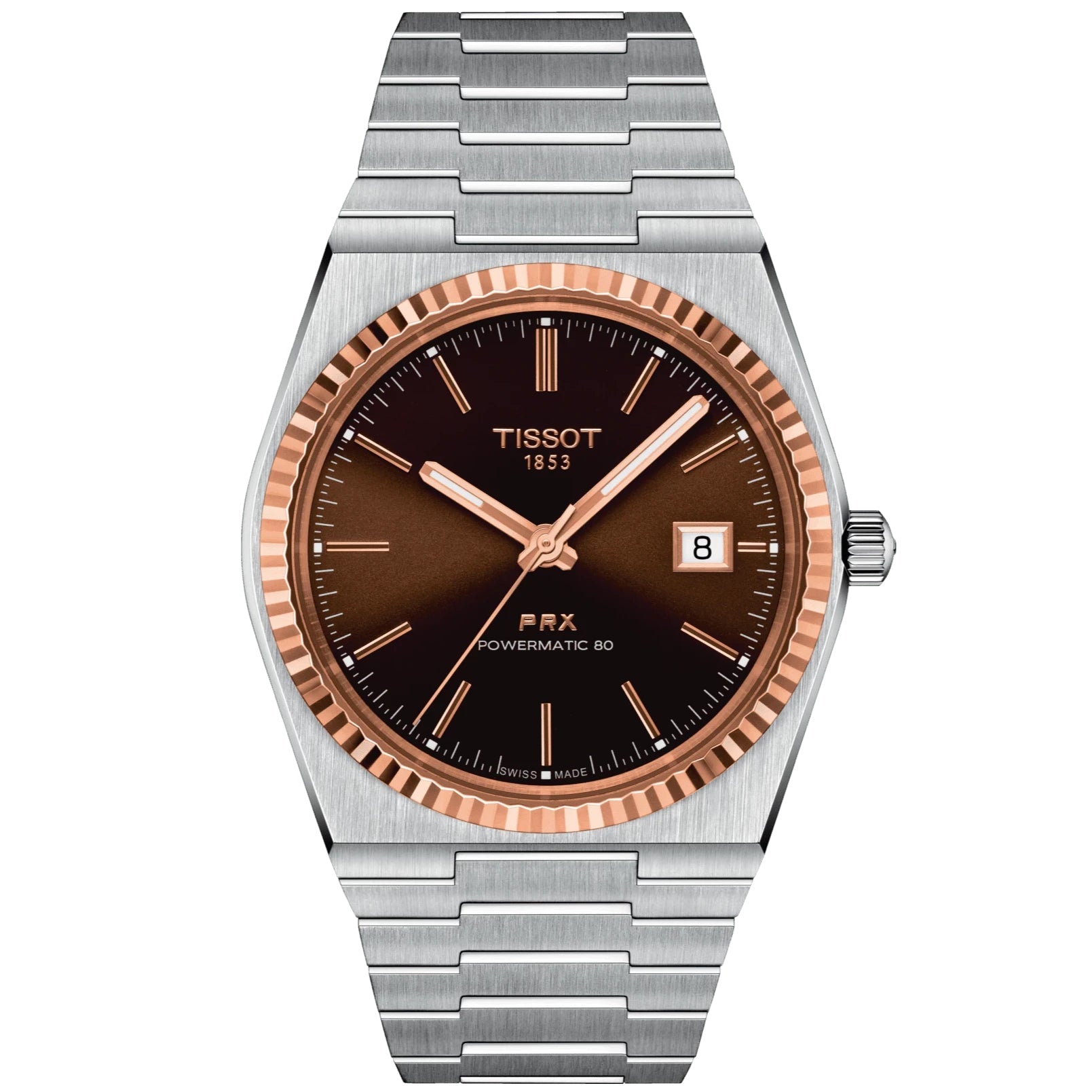 Tissot Prx Powermatic 80 Mens Silver Watch T931 407 41 291 00