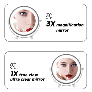 Clevinger San Marino LED Illuminated Makeup, Vanity, and Beauty Mirror - Glam Warehouse