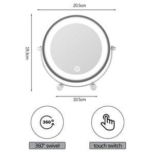 Clevinger San Marino LED Illuminated Makeup, Vanity, and Beauty Mirror - Glam Warehouse