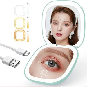 Compact Travel Makeup Mirror for Handbag - Glam Warehouse
