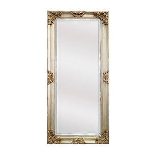 Deluxe French Provincial Ornate Mirror - Champagne - 90cm x 170cm - Glam Warehouse