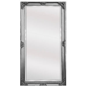 Deluxe French Provincial Ornate Mirror - Silver - X large 210cm x 110cm - Glam Warehouse