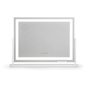Embellir Makeup Mirror 58x46cm 360~ Rotatable Vanity Mirror with Lights Bright Light Strip Adjustable - Glam Warehouse