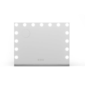 Embellir Makeup Mirror 58x46cm Hollywood Vanity with LED Light Tabletop Wall - Glam Warehouse