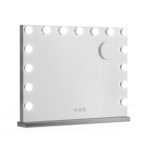 Embellir Makeup Mirror 58x46cm Hollywood Vanity with LED Light Tabletop Wall - Glam Warehouse