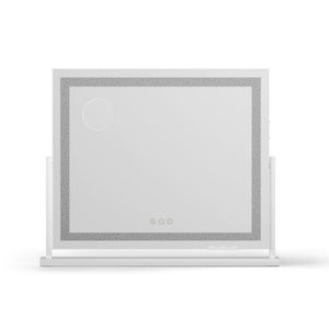 Embellir Makeup Mirror 60x50cm 360~ Rotatable Vanity Mirror with Lights Crystal LED - Glam Warehouse