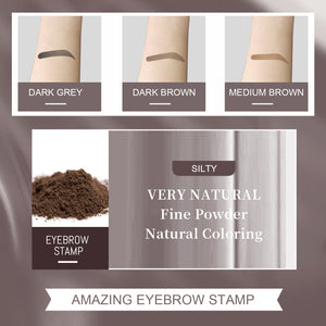 Eyebrow Print Mold Thrush, Lazy Eyebrows Fill Makeup Eyebrow Cake Waterproof Hairline Powder - Glam Warehouse