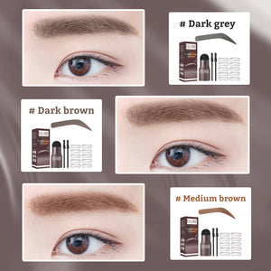 Eyebrow Print Mold Thrush, Lazy Eyebrows Fill Makeup Eyebrow Cake Waterproof Hairline Powder - Glam Warehouse