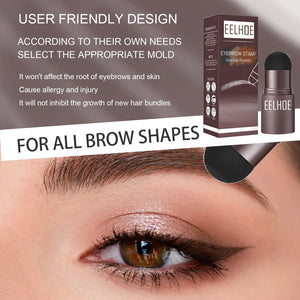 Eyebrow Print Mold Thrush, Lazy Eyebrows Fill Makeup Eyebrow Cake Waterproof Hairline Powder - Glam Warehouse