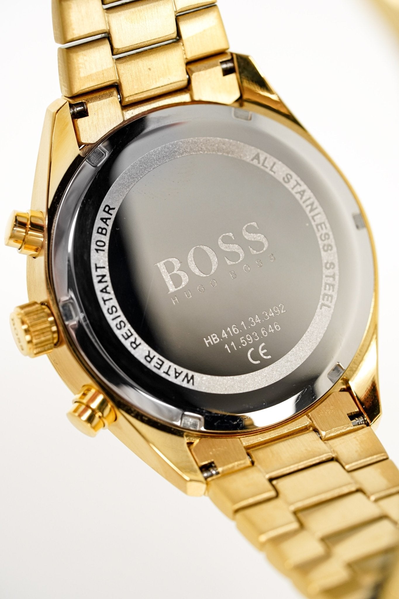 Hugo Boss Men S Watch Champion Yellow Gold Hb1513848