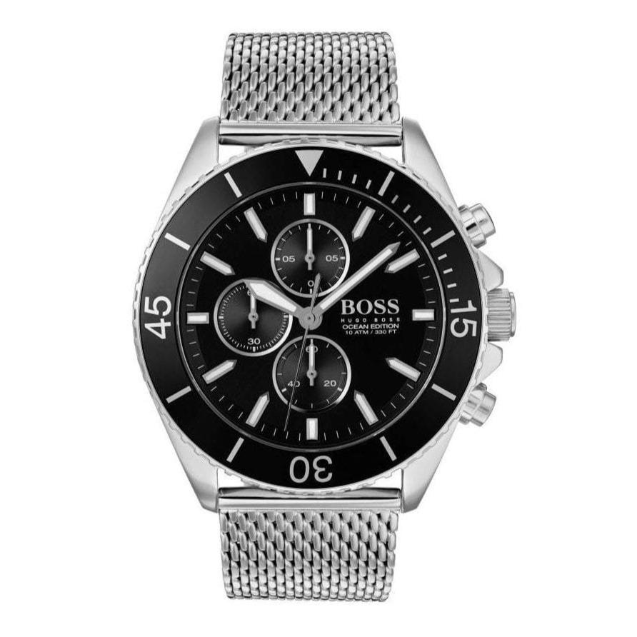 Hugo Boss Men S Watch Chronograph Ocean Edition Black Hb1513701