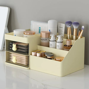 Large Capacity Cosmetic Storage Box Makeup Drawer Organizer - Glam Warehouse
