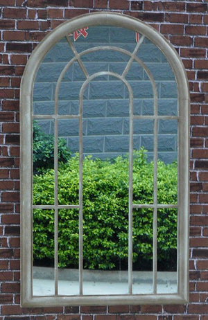 Large Garden Arched Window Mirror - Glam Warehouse