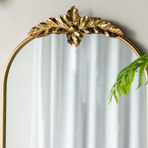 MARION TALL GOLD WALL MIRROR - Glam Warehouse
