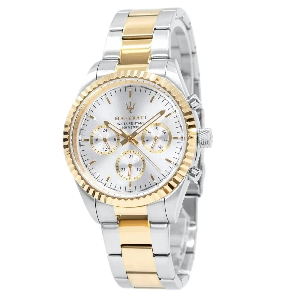 Maserati R8853100021 Competizione Chrono Mens Two Tone Watch
