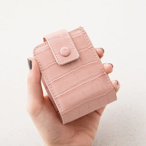 Mini Portable Lipstick Bag With Mirror - Glam Warehouse
