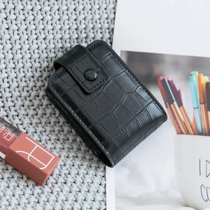 Mini Portable Lipstick Bag With Mirror - Glam Warehouse