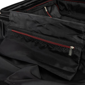 Olympus 3PC Astra Luggage Set Hard Shell Suitcase - Obsidian Black - Glam Warehouse
