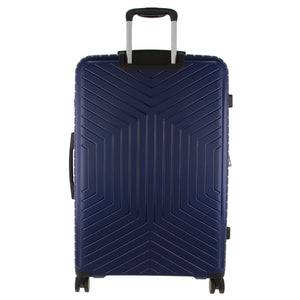 Pierre Cardin 65cm Medium Hard-Shell Suitcase Travel Luggage Bag - Navy - Glam Warehouse