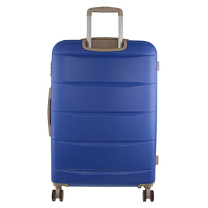 Pierre Cardin Hardshell Cabin Luggage Bag Travel Carry On TSA 54cm (49L) - Ocean - Glam Warehouse