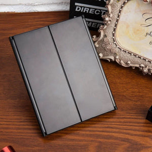 Portable Makeup Mirror with Hand Folding Led Mirror Lamp - Glam Warehouse