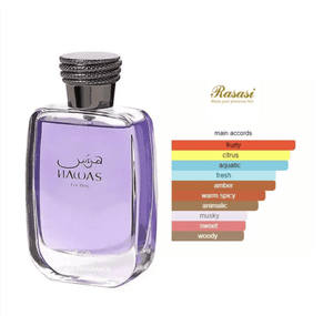 Rasasi - Hawas for Him 100ml EDP – The Essence of Fresh Power - Glam Warehouse