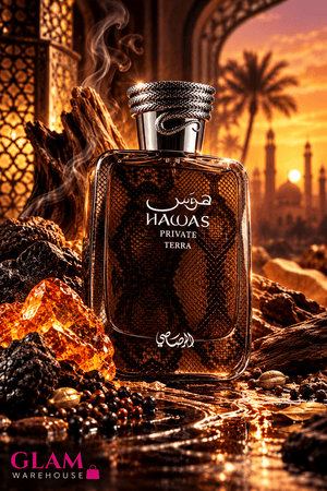 Rasasi Hawas Private Terra Extrait de Parfum 100ml (Unisex) - Glam Warehouse