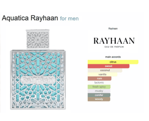 Rayhaan Aquatica Eau de Parfum (100ml) - Glam Warehouse