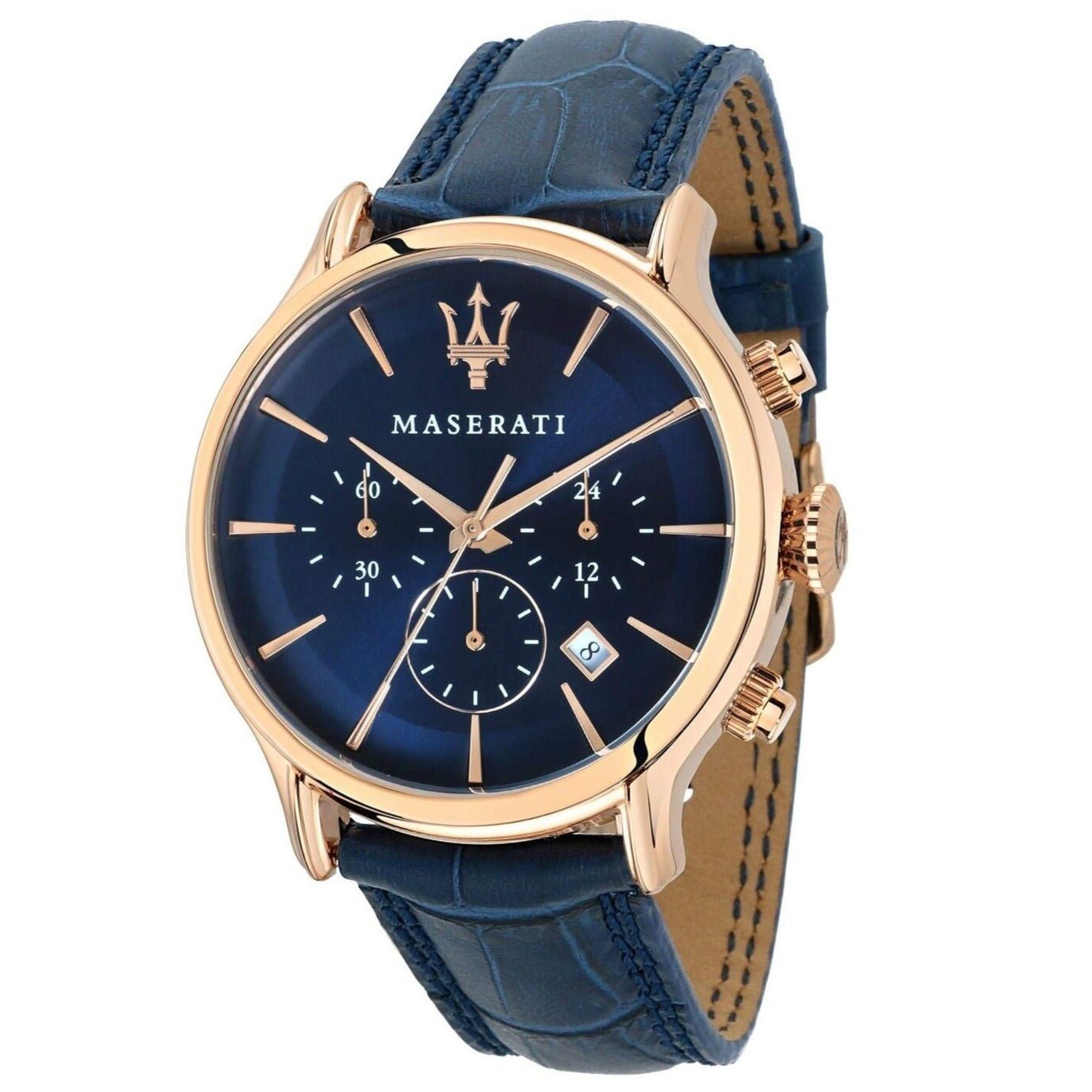 Maserati R8871618007 Epoca Chrono Mens Blue Watch