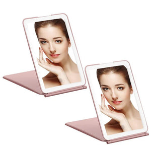 Touch Screen Makeup Mirror With LED Lamp - Glam Warehouse