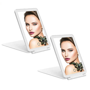 Touch Screen Makeup Mirror With LED Lamp - Glam Warehouse