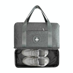 Travel-ready Waterproof Beach Bag with Double Layer Design - Tiffany Blue - Glam Warehouse