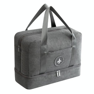 Travel-ready Waterproof Beach Bag with Double Layer Design - Tiffany Blue - Glam Warehouse