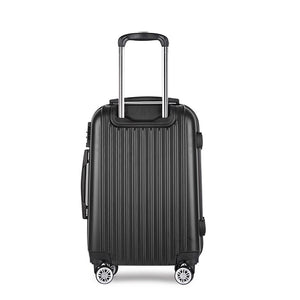 Wanderlite 28 Inch Luggage with TSA Lock Spinner Carry On Hard Shell Travel Suitcase Luggage Case Black - Glam Warehouse
