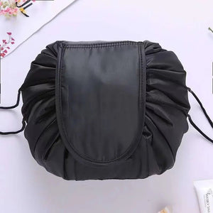 Women's Drawstring Cosmetic Bag Organizer T Gold Series - Glam Warehouse