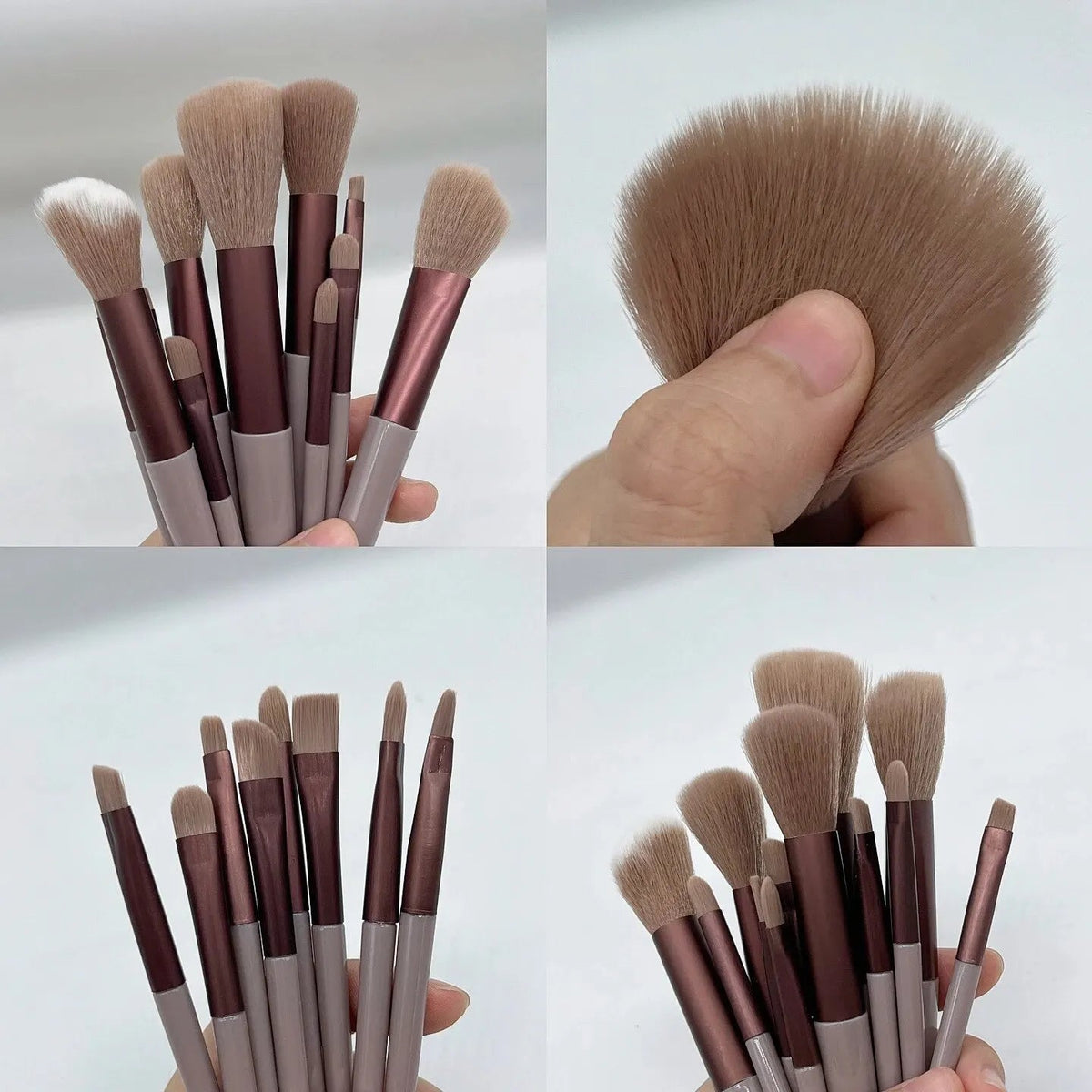 13 PCS Makeup Brushes Set Eye Shadow Foundation - Glam Warehouse
