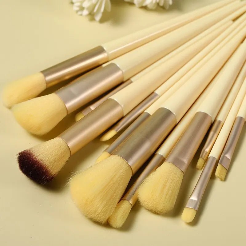 13 PCS Makeup Brushes Set Eye Shadow Foundation - Glam Warehouse