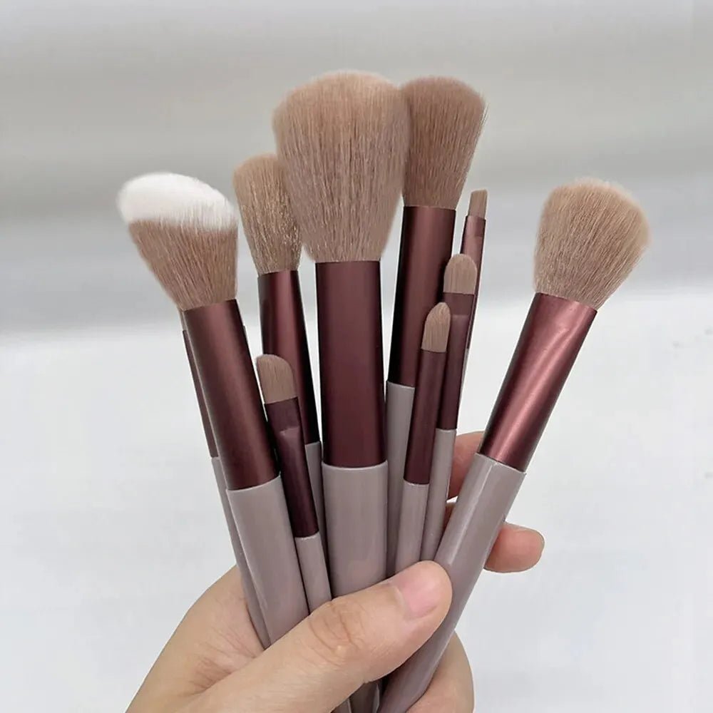 13 PCS Makeup Brushes Set Eye Shadow Foundation - Glam Warehouse