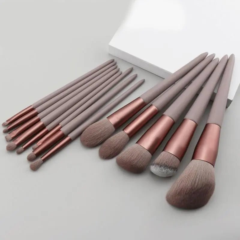 13 PCS Makeup Brushes Set Eye Shadow Foundation - Glam Warehouse