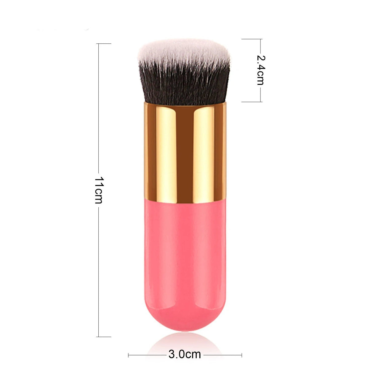 1Pcs New Chubby Pier Foundation Brush Flat Cream Makeup Brushes - Glam Warehouse